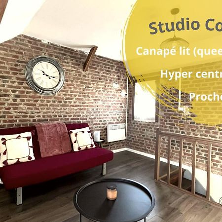 Studio cosy - hyper centre Apartamento Saint-Quentin  Exterior foto